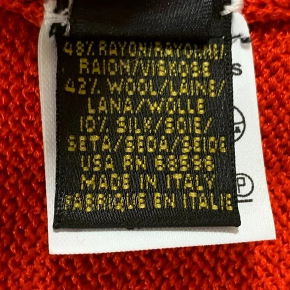 Donna Karan Women's Open Front Wool/Silk Blend Drape Cardigan Size M - Picture 8 of 11